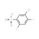 5-Chloro-2,4-difluorobenzenesulfonyl chloride (CAS 13656-57-0) - chemical structure image