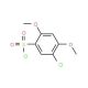 5-Chloro-2,4-dimethoxy-benzenesulfonyl chloride (CAS 78046-28-3) - chemical structure image