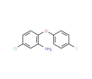 5-Chloro-2-(4-fluorophenoxy)aniline - chemical structure image