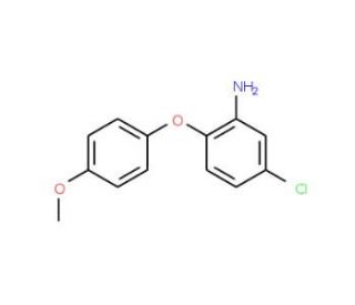 5-Chloro-2-(4-methoxyphenoxy)phenylamine - chemical structure image