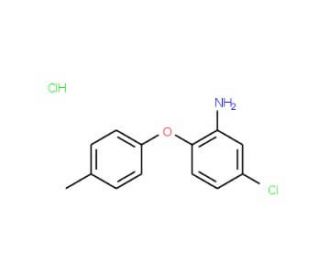 5-chloro-2-(4-methylphenoxy)aniline hydrochloride (CAS 16824-48-9) - chemical structure image