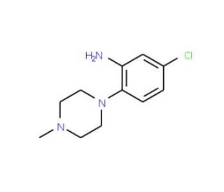 5-chloro-2-(4-methylpiperazin-1-yl)aniline (CAS 747411-55-8) - chemical structure image