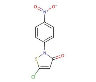 5-Chloro-2-(4-nitrophenyl)-3(2H)-isothiazolone - chemical structure image