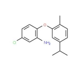 5-Chloro-2-(5-isopropyl-2-methylphenoxy)aniline - chemical structure image