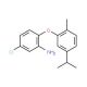 5-Chloro-2-(5-isopropyl-2-methylphenoxy)aniline - chemical structure image