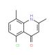 5-Chloro-2,8-dimethyl-4-quinolinol (CAS 21629-50-5) - chemical structure image