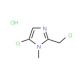 5-chloro-2-(chloromethyl)-1-methyl-1H-imidazole hydrochloride - chemical structure image
