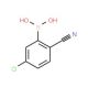 5-Chloro-2-cyanophenylboronic acid (CAS 1072946-52-1) - chemical structure image