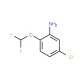 5-Chloro-2-difluoromethoxy-phenylamine - chemical structure image