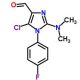 5-chloro-2-(dimethylamino)-1-(4-fluorophenyl)-1H-imidazole-4-carbaldehyde - chemical structure image