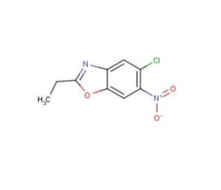 5-Chloro-2-ethyl-6-nitro-1,3-benzoxazole - chemical structure image