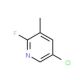 5-Chloro-2-fluoro-3-methylpyridine (CAS 375368-84-6) - chemical structure image