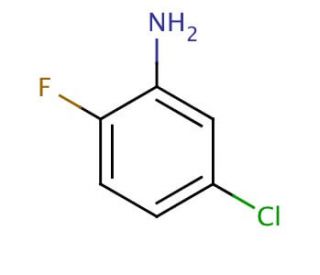 5-Chloro-2-fluoroaniline (CAS 2106-05-0) - chemical structure image