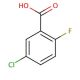 5-Chloro-2-fluorobenzoic acid (CAS 394-30-9) - chemical structure image
