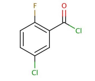 5-Chloro-2-fluorobenzoyl chloride (CAS 394-29-6) - chemical structure image