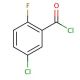 5-Chloro-2-fluorobenzoyl chloride (CAS 394-29-6) - chemical structure image