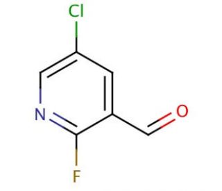 5-Chloro-2-fluoronicotinaldehyde - chemical structure image