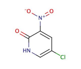 5-Chloro-2-hydroxy-3-nitropyridine (CAS 21427-61-2) - chemical structure image