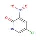5-Chloro-2-hydroxy-3-nitropyridine (CAS 21427-61-2) - chemical structure image