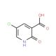 5-Chloro-2-hydroxynicotinic acid (CAS 38076-80-1) - chemical structure image