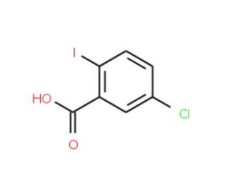 5-Chloro-2-iodobenzoic acid (CAS 13421-00-6) - chemical structure image