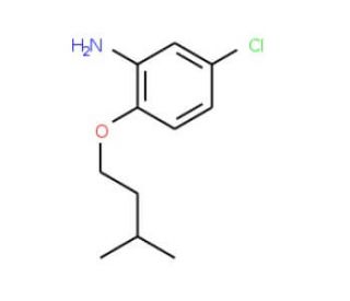 5-Chloro-2-(isopentyloxy)aniline - chemical structure image