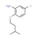 5-Chloro-2-(isopentyloxy)aniline - chemical structure image