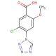 5-chloro-2-methoxy-4-(1H-1,2,3,4-tetrazol-1-yl)benzoic acid - chemical structure image
