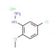 (5-Chloro-2-methoxy-phenyl)-hydrazine hydrochloride (CAS 5446-16-2) - chemical structure image