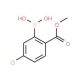 5-Chloro-2-(methoxycarbonyl)phenylboronic acid (CAS 957062-64-5) - chemical structure image