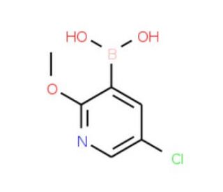 5-Chloro-2-methoxypyridine-3-boronic acid (CAS 943153-22-8) - chemical structure image