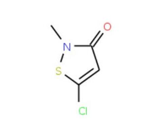 5-Chloro-2-methyl-4-isothiazolin-3-one (CMI/MI > 2.0) (CAS 26172-55-4) - chemical structure image