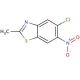 5-chloro-2-methyl-6-nitro-1,3-benzothiazole (CAS 5264-77-7) - chemical structure image