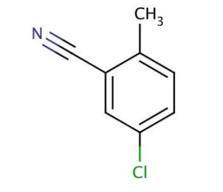 5-Chloro-2-methylbenzonitrile (CAS 50712-70-4) - chemical structure image