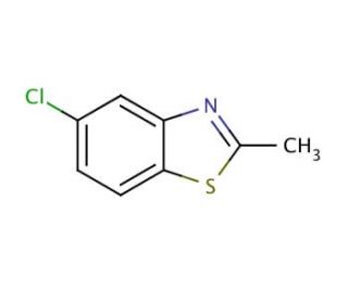 5-Chloro-2-methylbenzothiazole (CAS 1006-99-1) - chemical structure image