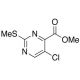 5-Chloro-2-(methylthio)-4-pyrimidinecarboxylic Acid Methyl Ester (CAS 79686-03-6) - chemical structure image