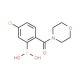 5-Chloro-2-(morpholine-4-carbonyl)phenylboronic acid (CAS 1072946-43-0) - chemical structure image