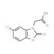 (5-Chloro-2-oxo-benzooxazol-3-yl)-acetic acid - chemical structure image