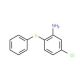 5-Chloro-2-phenylsulfanyl-phenylamine (CAS 4235-20-5) - chemical structure image