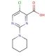 5-chloro-2-(piperidin-1-yl)pyrimidine-4-carboxylic acid - chemical structure image