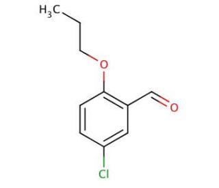5-chloro-2-propoxybenzaldehyde (CAS 27590-75-6) - chemical structure image