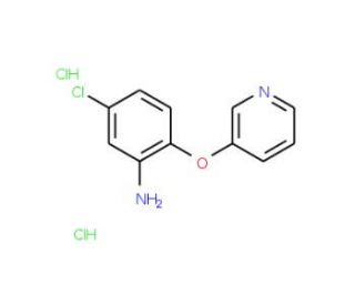5-Chloro-2-(pyridin-3-yloxy)-phenylamine dihydrochloride - chemical structure image
