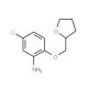 5-Chloro-2-(tetrahydro-2-furanylmethoxy)aniline - chemical structure image