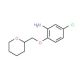 5-Chloro-2-(tetrahydro-2H-pyran-2-ylmethoxy)-phenylamine - chemical structure image