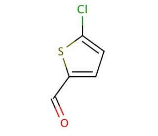 5-Chloro-2-thiophenecarboxaldehyde (CAS 7283-96-7) - chemical structure image