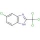 5-Chloro-2-(trichloromethyl)benzimidazole (CAS 3584-66-5) - chemical structure image