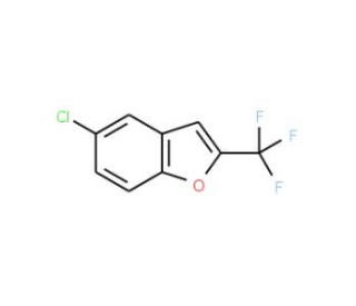 5-Chloro-2-(trifluoromethyl)benzofuran - chemical structure image