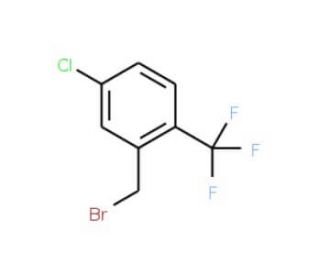5-Chloro-2-(trifluoromethyl)benzyl bromide (CAS 261763-24-0) - chemical structure image