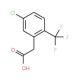 5-Chloro-2-(trifluoromethyl)phenylacetic acid (CAS 261763-25-1) - chemical structure image