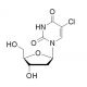 5-Chloro-2′-deoxyuridine (CAS 50-90-8) - chemical structure image